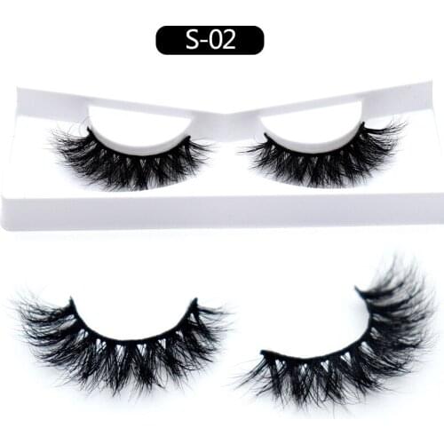 Mink Hair False Eyelashes Natural Cross-Multi-Layer Three-Dimensional Eye Ophthalmic Hair 3D False Eyelashes Cross-Border Supply