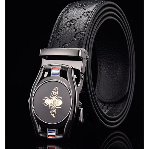 2020 new mens belt, automatic buckle, famous brand mens belt, mens luxury belt, stylish leather business belt