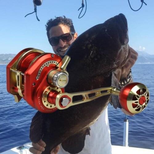 ORJD Bait CNC Jigging Reel Left Aluminum Alloy Jigging Master Reel Slow Jig Rod and Reel for Jigging Carretilha