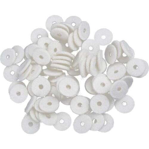 90 Pack Front Rail Punchings Felt Balance Washers Wool Fits for Piano Keys Repair, Easy install
