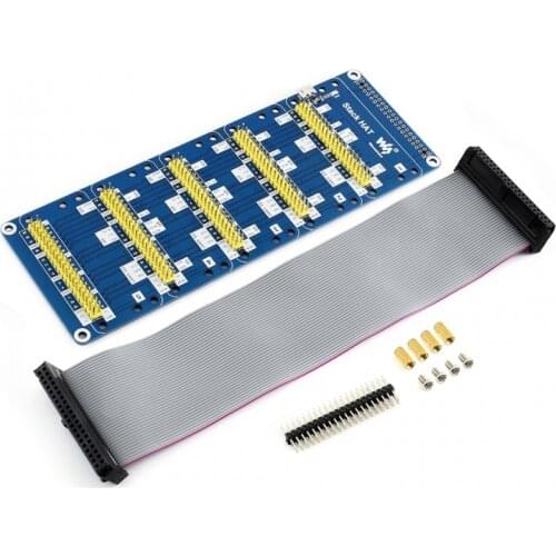Raspberry Pi GPIO Expansion Board, Support Multi Hats at One Pi, Stack Up to 5 HATs At Once