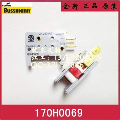 [SA]BUSSMANN 170H0069 170M Cube micro switch K type fuse indication--5PCS/LOT