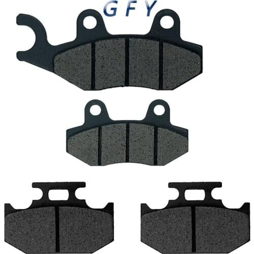 For Kawasaki KX125 KX250 G1 H1 H2 J1 J2 1989-1993 KDX200 E5/E6 1993-1994 KDX200 SR DX200 G Motorcycle Brake Pads Front Rear
