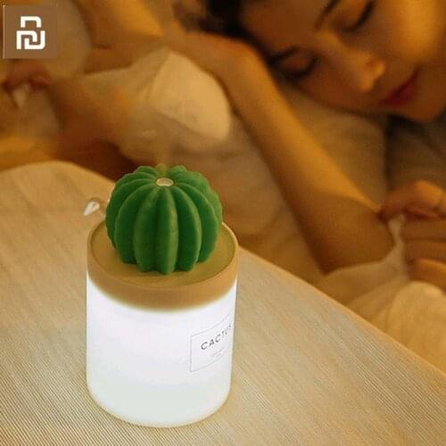 Youpin 3life 280ML Cactus USB Mini Humidifier Ultrasonic Aromatherapy Car Humidifier Air Diffuser Mist Maker for Home Office