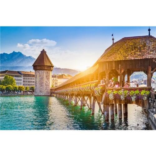 VinylBDS Photographic Background Scenic Mountain River Corridor Props Fabric Backdrops Baby Christmas 10x10ft