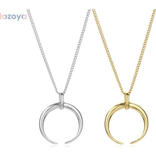 Lozoya 925 Sterling Silve Big Rock Punk Moon Pendant Sunflowe Face Necklace Women Gold Long Chain Jewelry 2020 Jewels Gift