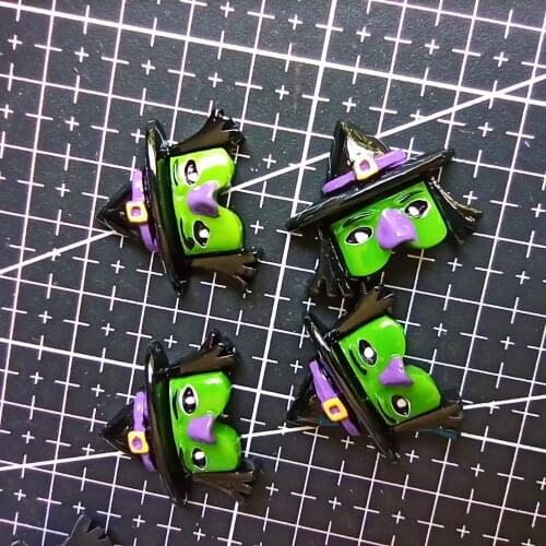 1pcs/lot resin flat back Halloween owl 28mm Cabochons Scrapbooking Hair Bow Center DIY Christmas decration C104-4