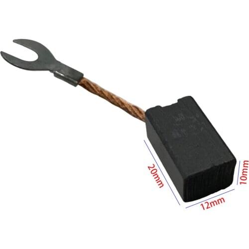 10pcs Copper-containing Carbon Brush Power Tool Accessories 20x10x12mm for Electric Motor,Circular Saw,Cutting Machine