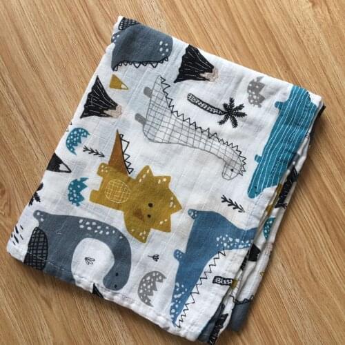 120x110cm Swaddle Baby Muslin Blanket Baby Swaddling Blankets Baby Bedding Muslin Bamboo Cotton Diaper