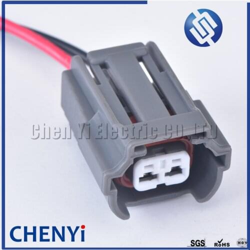 2 Pin Fuel Injector Connector Plug Wire Harness 06A973722 For VW Golf Jetta Polo For Audi A4 A6 Skoda Honda Toyota 6195-0043