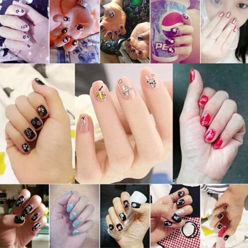 50pcs 3D Nail Art Transfer Stickers 50 Sheets Flower Decals Manicure Decoration Tips