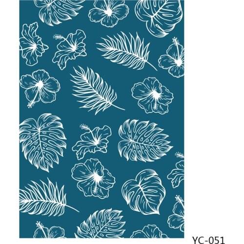 AZSG Cattail Leaf / Beautiful Flowers Clear Stamps/Seals For DIY Scrapbooking/Card Making/Album Decorative Silicone Stamp Crafts