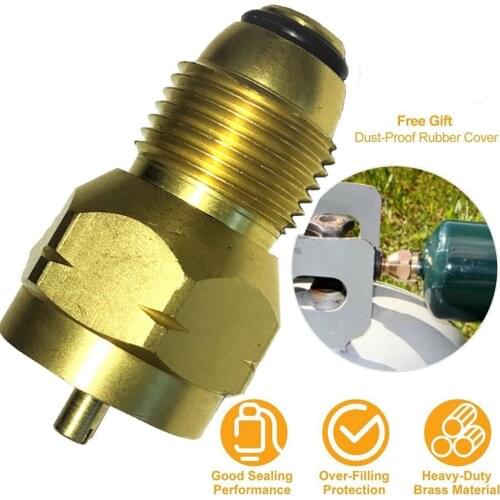 Propane Cylinder Tank Gas Burner Equipment 1PC Outdoor Travel Stove Accessories Camping Universal Propane Refill Adapter