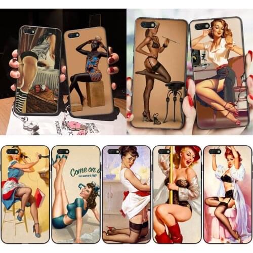 XSPING Pin Up Girl Phone Case For Xiaomi 9 10 11 PRO LITE Redmi NOTE 7 8 9 A PRO K20 30 PRO