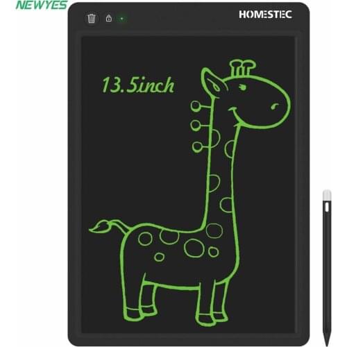 NEWYES Smart LCD Writing Tablet with Pen 13.5" Digital Electronic Drawing Doodle Board Message Graphics Handwriting Pad Kid Gift