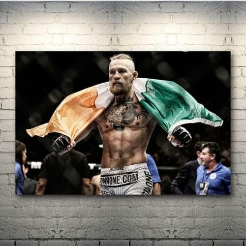 Conor McGregor inspirational boxing canvas poster picture wallpaper art for living room decoration frame