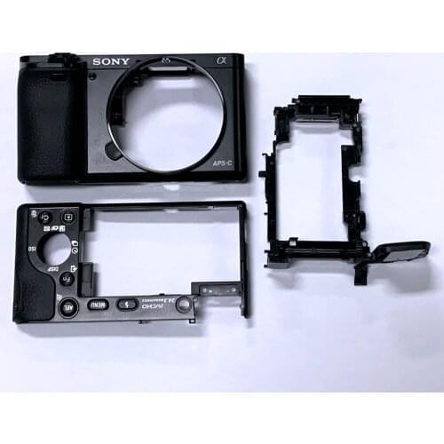 For Sony A6000 Rubber Case Front Cover + Rear Cover + Middle Frame Three Piece