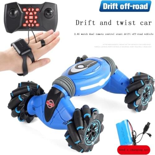 New CR-Gesture Remote Control Off-Road Toy Car for Kids Turning Vehicle 4x4 with Music Driving Sideways