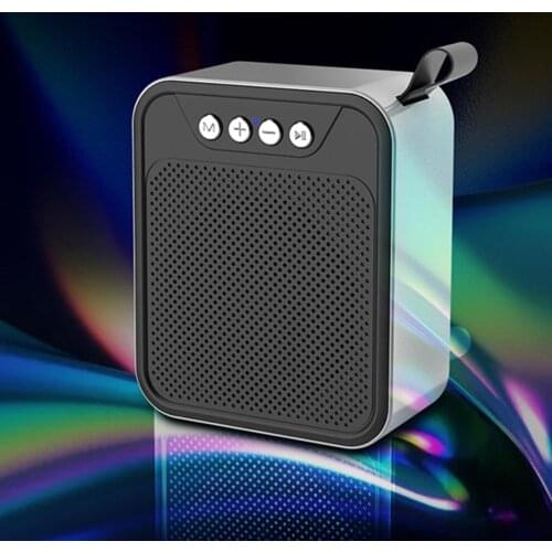 C8 Metallic Mini Bluetooth Speaker Portable FM Card AUX Music Player 40MM Full Frequency Speaker Stereo Bass Hands-free Phone