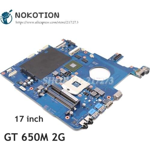 NOKOTION BA92-09936A BA92-09936B BA41-01898A BA41-01900A For Samsung NP550P7C 17 Inch laptop motherboard GT650M 2G graphics