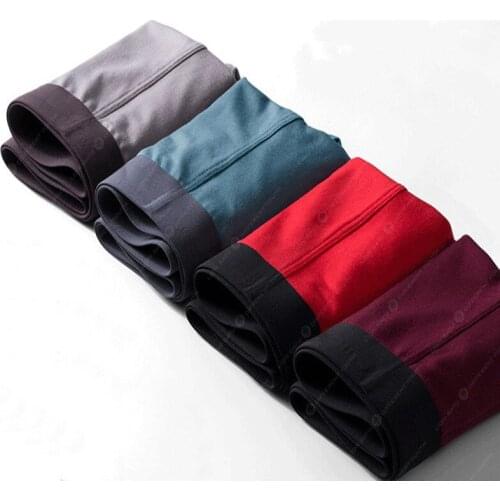 Pure Color Simple Air Permeable Bacteriostatic Modal Men Underwear One-piece Traceless High-grade Good Quality Light Thin Boxers