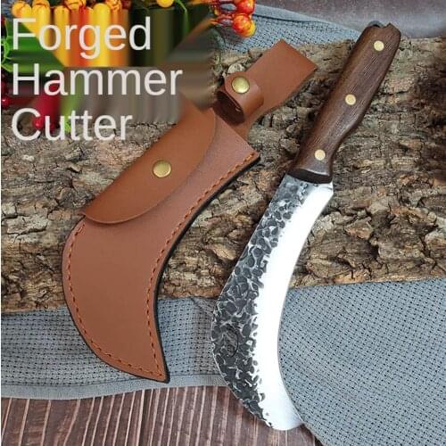 Meat Cleaver Hunting Knife Forged Kitchen Multifunctional Knife stainless steel chicken and duck slaughter fish knife slaughter
