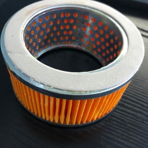 Air Compressor Perforated 3" Inside Diameter Muffler Filter Yellow 108x76x54mm