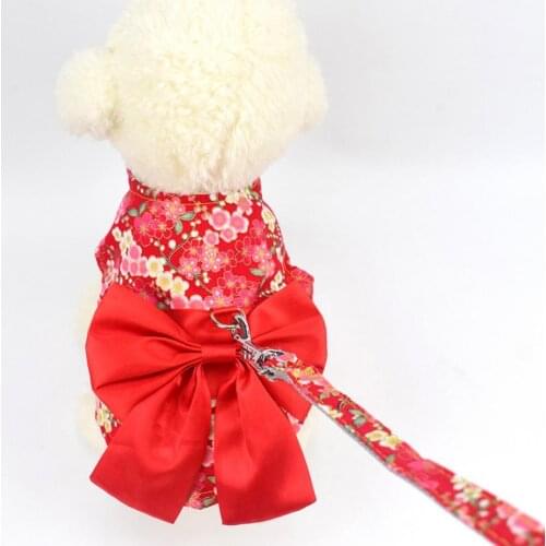Anti-escape Skin Friendly Puppy Cats Chest Strap Leash Set Pet Accessories