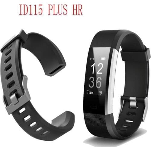 Fitness Tracker Smart Bracelet Strap Replacement Watchbands Silicone BELT for ID115 HR PLUS Smart wristband 5 Colors Optional