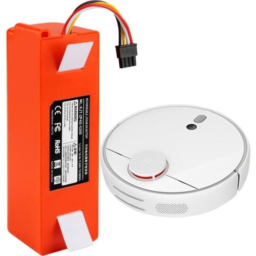 14.4V Lithium Battery Replacement for XIAOMI Vacuum Cleaner Sweeper Accessories 5200mAh 6500mAh