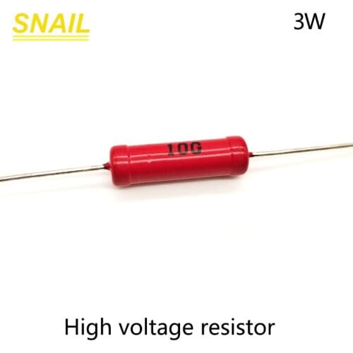 RI80 3w glass film.Inductive.High pressure.Glass glaze.Large resistance resistor