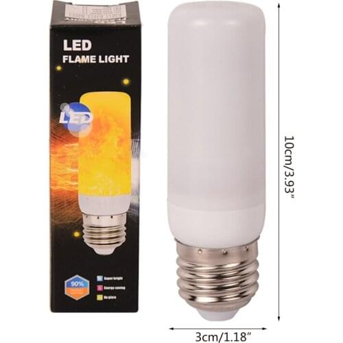 LED Flicker Flame Light Bulb Simulated Burning Fire Effect Xmas Party E27 Lamp My11 21 Dropshipping