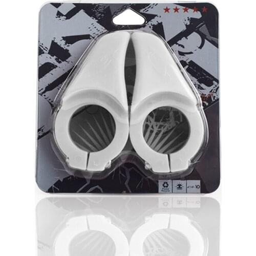 1 Pair Mountain Bike Rest Sub-handle Bicycle Thumb Force Grip Pair Of Lightweight Plastic Non-slip Handles And Lock Ring Kit