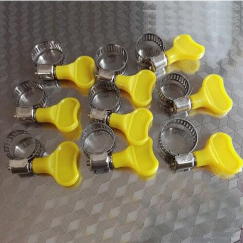 1pc 5/16" 8MM Brass Y 3-Way Shut Off Ball Valve /1pc Valve Clamp For Fitting Hose Barb Fuel Gas Garden Irrigation