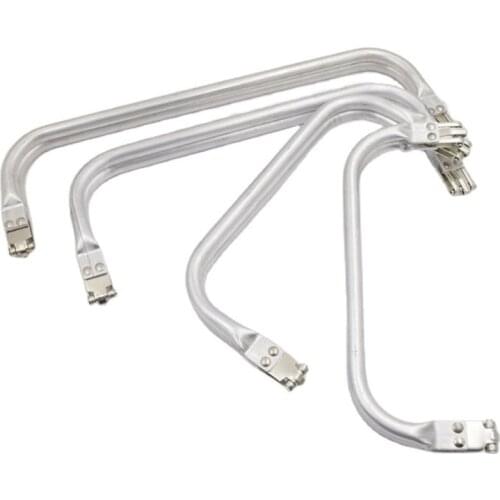 20/25/30cm Bag Purse Doctor Purse Frame Metal Aluminium Tube Frame Bag Handle Accessories Clutch Bag Parts