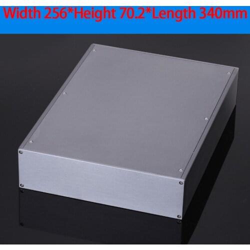 KYYSLB 256*70.2*170/340/434mm Aluminum Profile Combined Power Amplifier Chassis Instrumentation Controller Case Shell