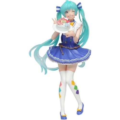 Anime Model Hatsune Miku 2019 Birthday Cake Action Figure Doll Decoration Toy Gift Exquisite Boxed
