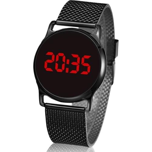 1PC LED Women Watch Magnetic Alloy Strap Quartz Electronic Female Watch Fashion Wild Luxury Rose Gold Ladies Clocks