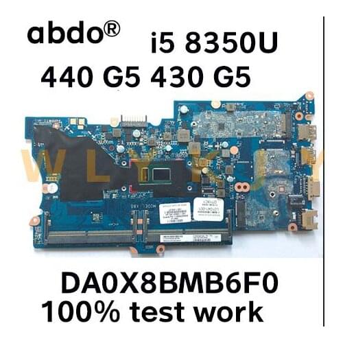DA0X8BMB6F0 for HP ProBook 430 G5 440 G5 notebook motherboard CPU i5 8350U 100% test work L01041-001