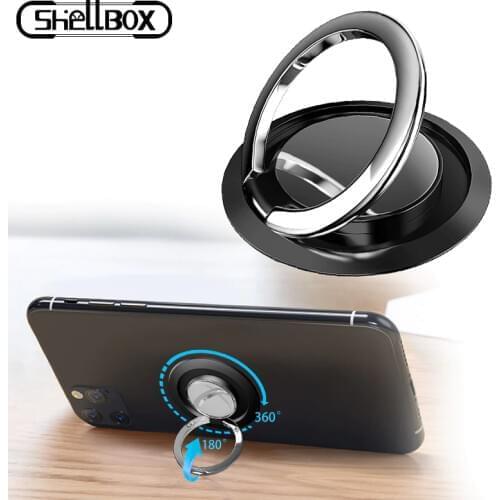 Mobile Phone Ring Holder Smartphone Stand Support Accessories Smart Round Phone Finger Stand Socket Holder For iPhone Samsung