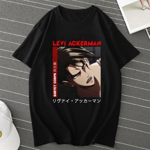 90s Japanese Anime Attack on Titan Shingeki No Kyojin T Shirt Women Men Kawaii Summer Tops Harajuku Cartoon Graphic Tees Male