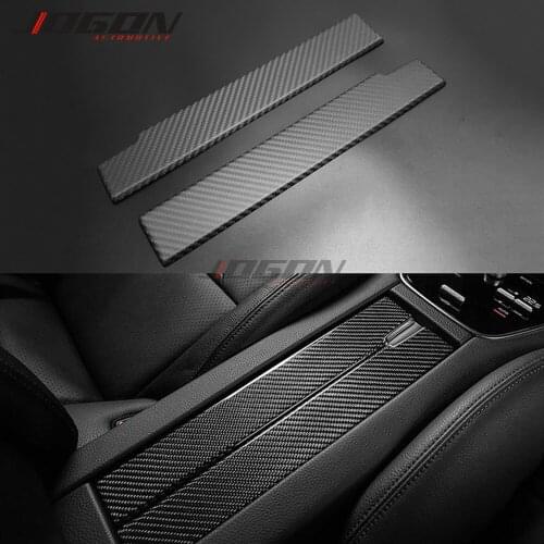 Car Interior Console Storage Box Panel Sticker Trim For Porsche Panamera 971 4 4S GTS Turbo 2017 2018 2019