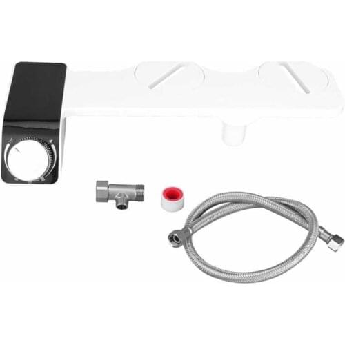 Household Toilet Bidet Seat Attachment Non Electric Dual Nozzle Adjustable Pressure Self Cleaning Bathroom Accessories