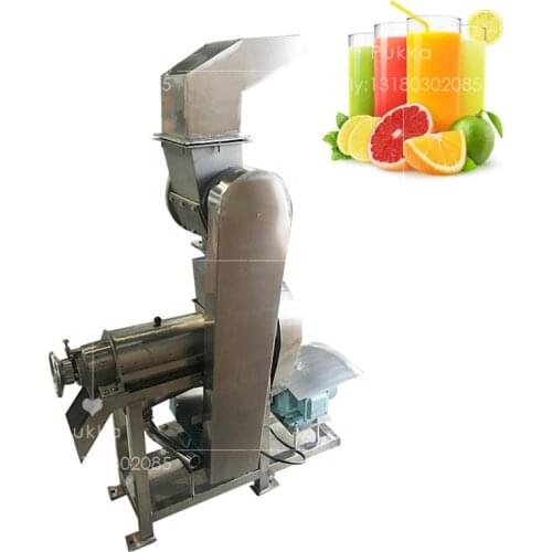Wholesale fruit crushing juice machine screw type apple juice extractor industrial juicer machine