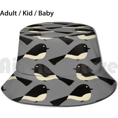 Orla Kiely Bird Design Bucket Hat Adult kid baby Beach Sun Hats Marimeko Ivory Hygge Danish Blue Background 1970 1960s 1960