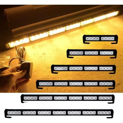 Police led bar warning light 12v Car Auto Grill Auxiliary flashing headlight Fireman Ambulance truck Roof Strobe Beacon signals
