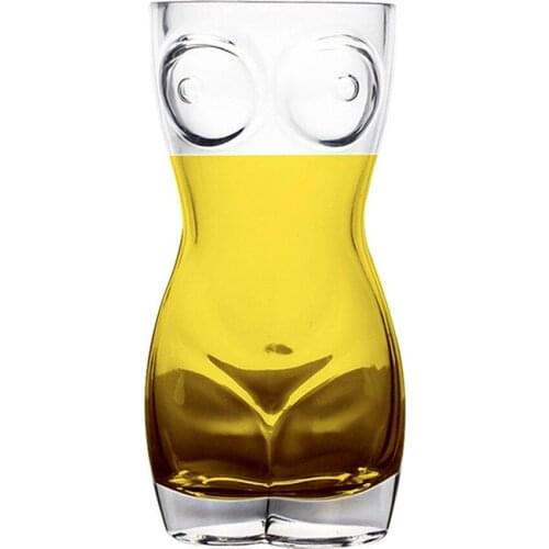 Sexy 3D Nude Naked Man Women Beer Glass Prank Mischief Cocktail Wine Cup For Bar Home Party Funny Glasses