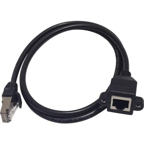 RJ45 Network Extension Cable With Screw Hole Network Cable Extender Computer To Connect To Broadband Network