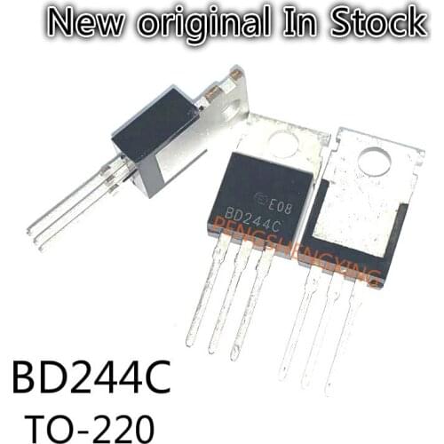 10PCS/LOT BD244C BD244 PNP power transistor TO-220 New original spot hot sale