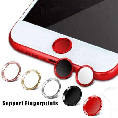 Ultra Slim Support Fingerprint Unlock Touch Key ID Home Button Sticker Protector Keypad Keycap For IPhone 5s 5 SE 4 6 6s 7 Plus
